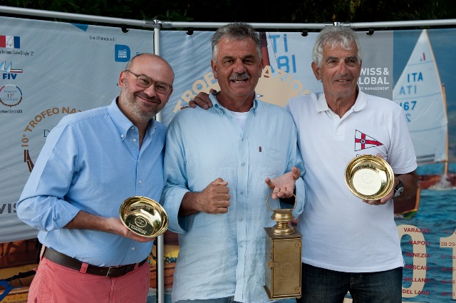 I vincitori del Trofeo - Da sn La Scala (2), Capannoli (1), Ottonello (3) 