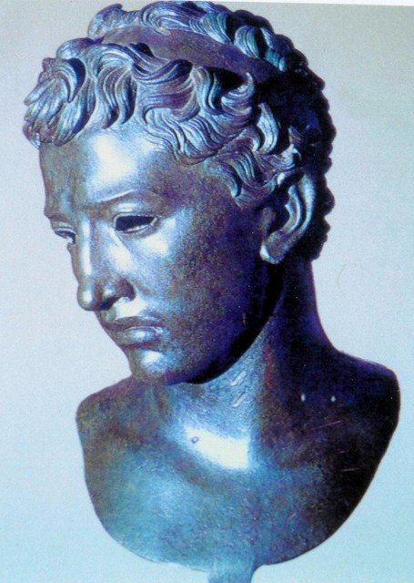 Busto di Giuba II in bronzo