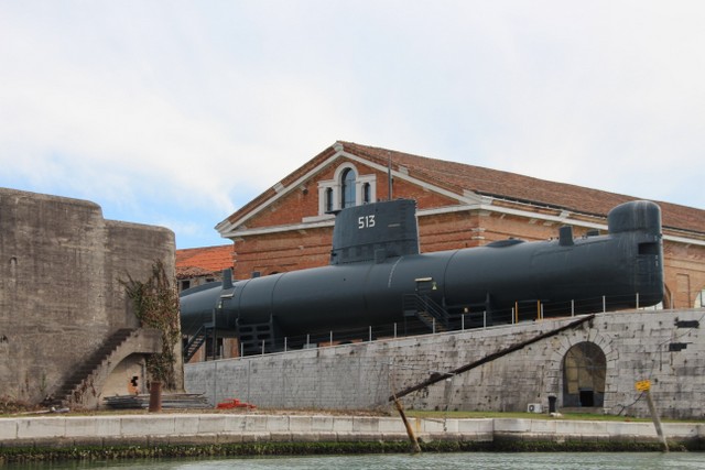 Il sottomarino Enrico Dandolo in Arsenale a Venezia Foto Maccione