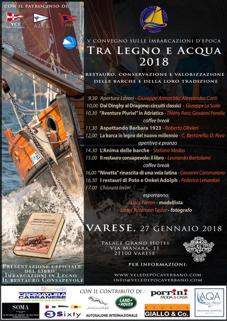 Locandina Convegno AVEV Barche Epoca 2018
