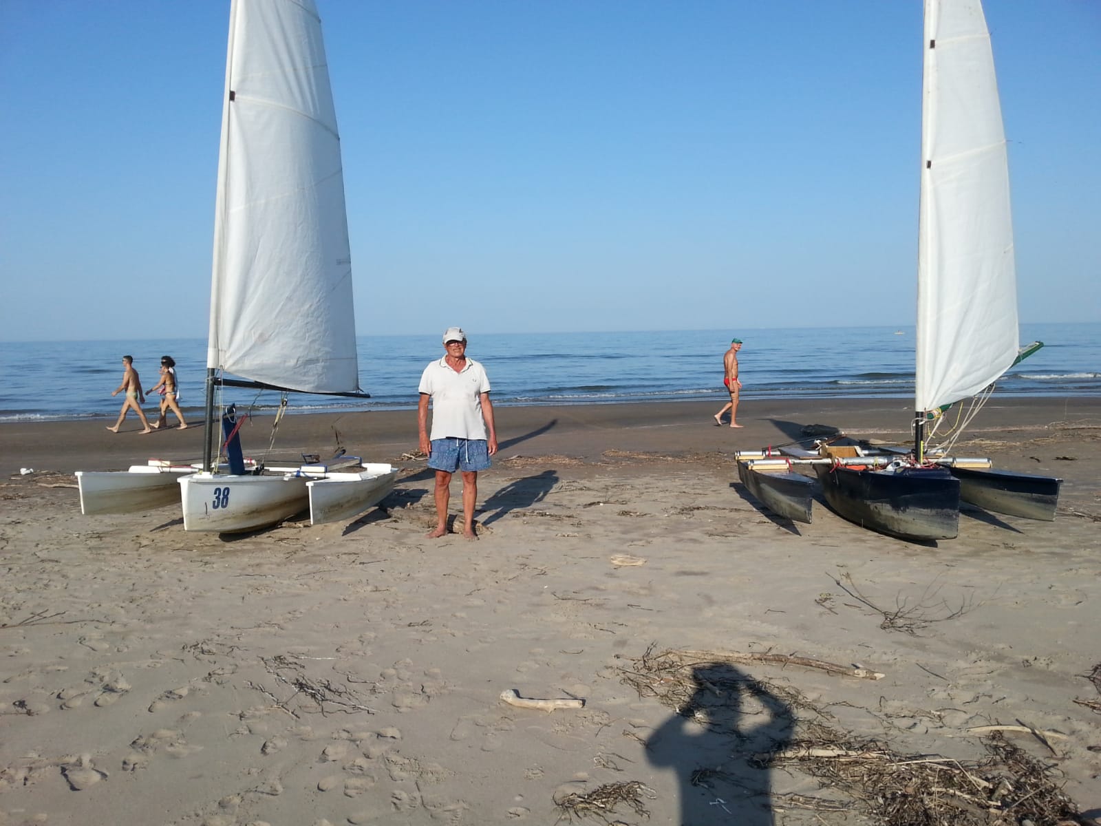 Sulla spiaggia di Rosolina Mare