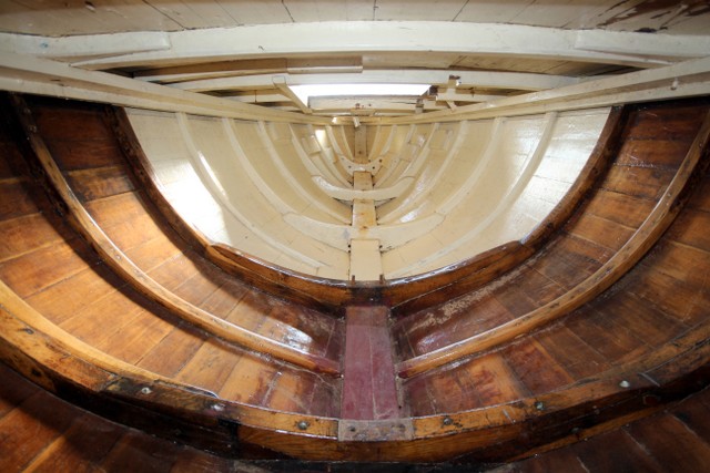 Barca in legno depoca Foto Maccione