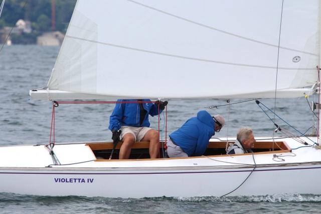 Violetta IV 1957 in regata Foto Maccione 1
