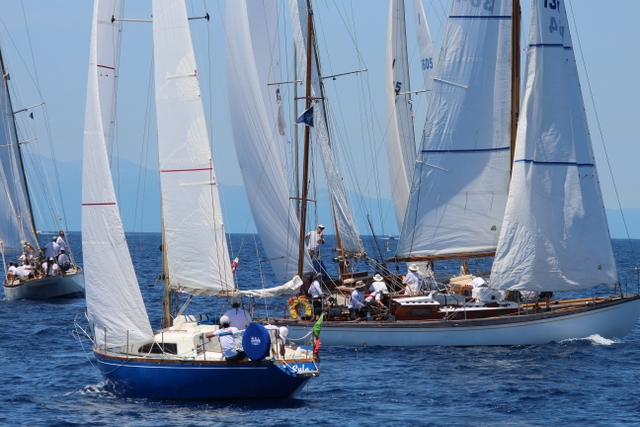 Flotta vele depoca in regata Foto Maccione