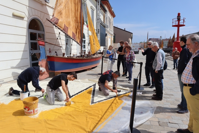 Pitturazione vele al terzo Foto Maccione