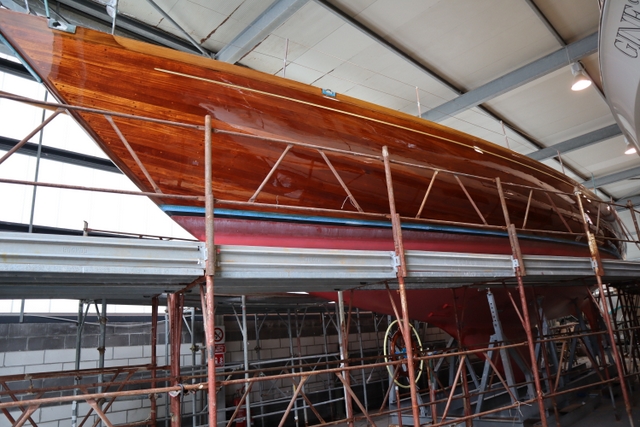 Freya 1981 in cantiere Foto Maccione