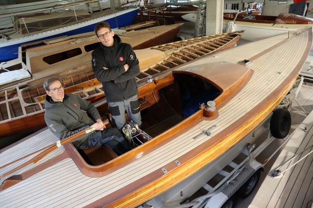 Mario e Andrea Quaranta in Sibma Navale Foto Maccione