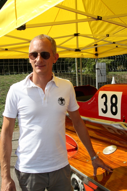 Il pilota Pietro Petrobelli, figlio del campione Antonio