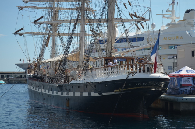 Il veliero Belem in banchina