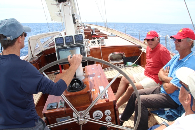 Tioga in navigazione verso Porto Rotondo Foto Maccione