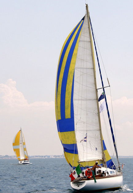 Berenice alla Regatalonga Viareggio-Forte dei Marmi-Viareggio nel 2009