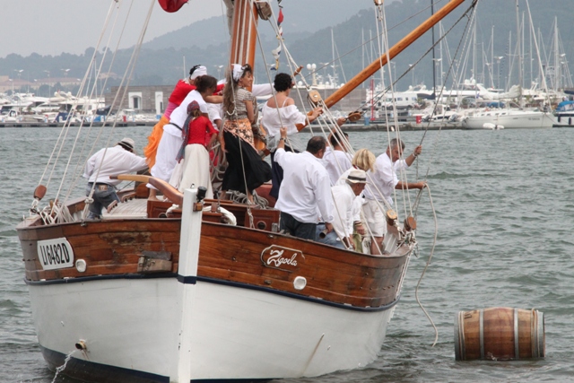 Il leudo Zigoela (foto Maccione)