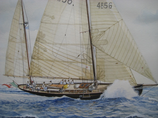 Il ketch Alzavola del 1924