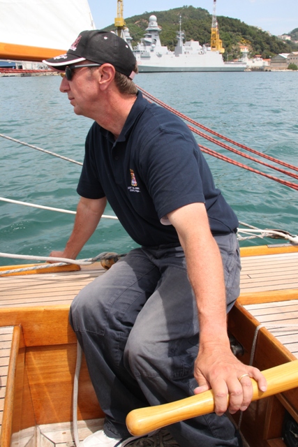 Il navigatore Fabio Vespa, comandante di Miranda III (2)