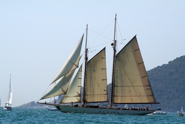 Zaca, una delle imbarcazioni simbolo di Grandi Vele a Gaeta